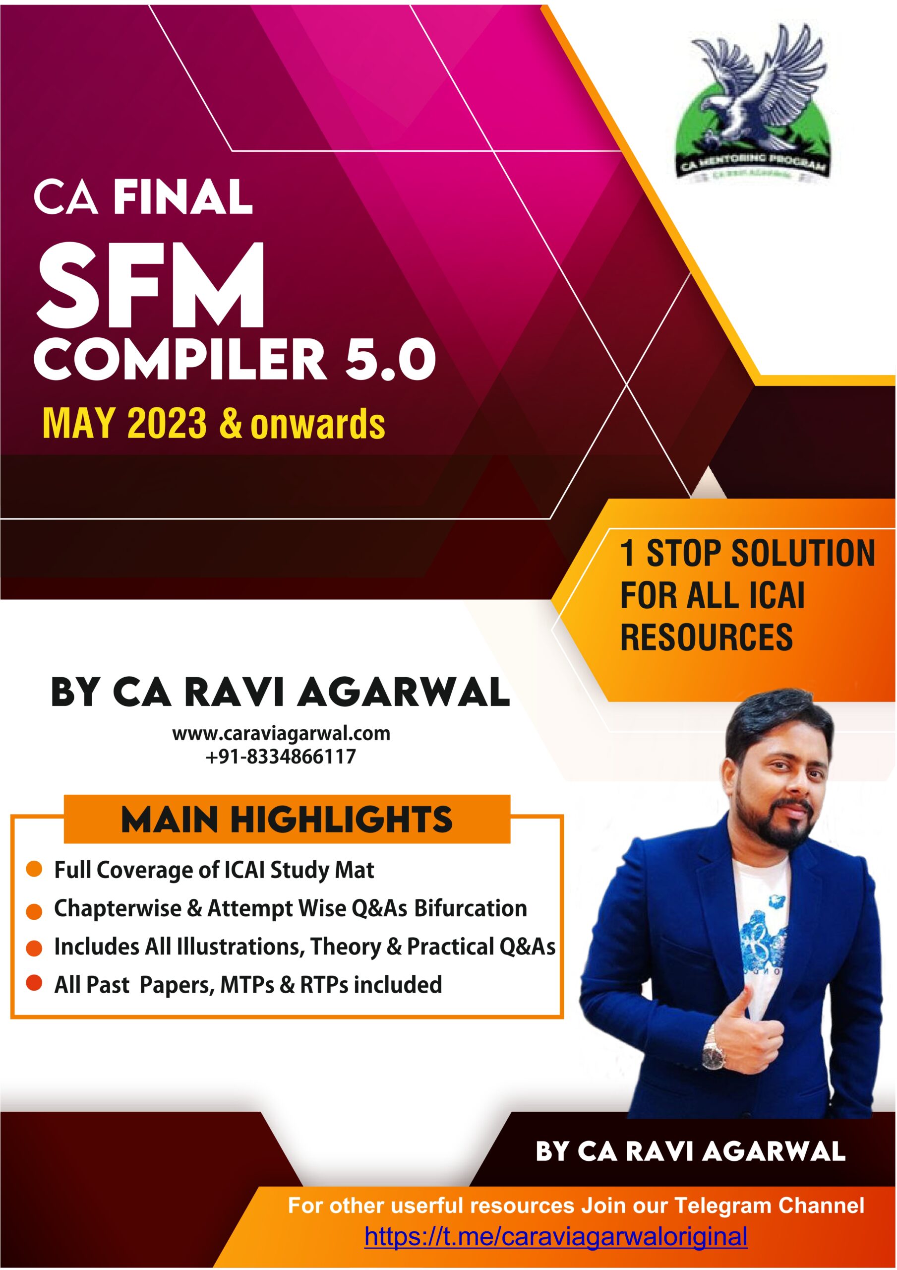 CA Final SFM COMPILER 5.0 PDF For May 2023 & Nov 2023 Exam By CA Ravi ...