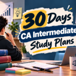 30 Days CA Intermediate Study Plan 2026: Daily Timetable & Strategy