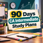 90 Days CA Intermediate Study Plan: Complete 3-Month Strategy to Crack CA Inter