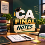 CA Final Notes: Complete Subject-Wise Notes for Effective CA Final Preparation