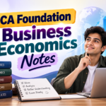 CA Foundation Business Economics Notes: Complete Study & Revision Guide
