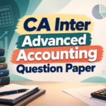 CA Inter Advanced Accounting Question Paper: Previous Papers PDF