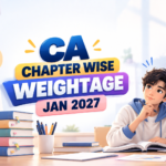 CA Chapter Wise Weightage January 2027: Subject-Wise & Chapter Priority Guide