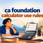 CA Foundation Calculator Use Rules 2026: Allowed Calculator, Functions and Exam Guidelines